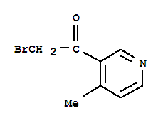 Ethanone, 2-bromo-1-(4-methyl-3-pyridinyl)-(9ci)Structure,435271-22-0Structure Ethanone, 2-bromo-1-(4-methyl-3-pyridinyl)-(9ci) Structure,435271-22-0Structure