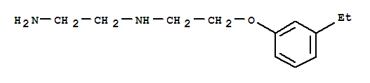 (9ci)-n-[2-(3-乙基苯氧基)乙基]-1,2-乙烷二胺結(jié)構(gòu)式_435284-81-4結(jié)構(gòu)式