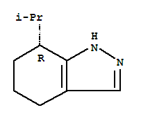1H-indazole,4,5,6,7-tetrahydro-7-(1-methylethyl)-,(7r)-(9ci)Structure,437650-77-6Structure 1H-indazole,4,5,6,7-tetrahydro-7-(1-methylethyl)-,(7r)-(9ci) Structure,437650-77-6Structure
