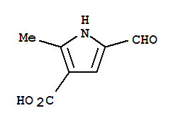 1H-pyrrole-3-carboxylic acid, 5-formyl-2-methyl-(9ci) Structure,442563-59-9Structure