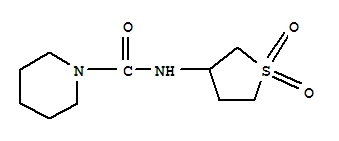 (9ci)-n-(四氫-1,1-二氧化物-3-噻吩)-1-哌啶羧酰胺結(jié)構(gòu)式_443651-74-9結(jié)構(gòu)式