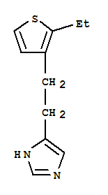 1H-imidazole,4-[2-(2-ethyl-3-thienyl)ethyl]-(9ci) Structure,443923-44-2Structure