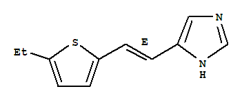 1H-imidazole,4-[(1e)-2-(5-ethyl-2-thienyl)ethenyl]-(9ci) Structure,443923-56-6Structure
