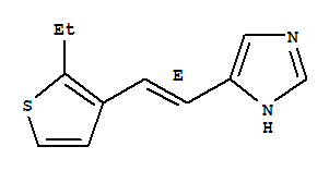 1H-imidazole,4-[(1e)-2-(2-ethyl-3-thienyl)ethenyl]-(9ci) Structure,443923-58-8Structure