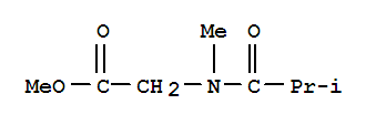Glycine, n-methyl-n-(2-methyl-1-oxopropyl)-, methyl esterStructure,445396-08-7Structure Glycine, n-methyl-n-(2-methyl-1-oxopropyl)-, methyl ester Structure,445396-08-7Structure