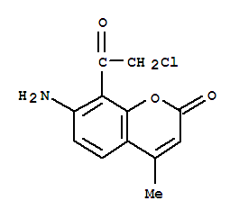 (9ci)-7-氨基-8-(氯乙?；?-4-甲基-2H-1-苯并吡喃-2-酮結(jié)構(gòu)式_445477-12-3結(jié)構(gòu)式