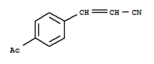 (9ci)-3-(4-乙酰基苯基)-2-丙烯腈結(jié)構(gòu)式_457602-70-9結(jié)構(gòu)式