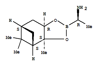 (alphaR,3aS,4S,6S,7aR)-六氫-alpha,3a,5,5-四甲基-4,6-甲橋-1,3,2-苯并二氧硼烷-2-甲胺結構式_497165-15-8結構式