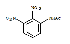 2,3-二硝基乙酰苯胺結(jié)構(gòu)式_60956-27-6結(jié)構(gòu)式