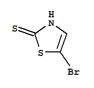 5-溴-2-噻唑硫酮結(jié)構(gòu)式_63329-71-5結(jié)構(gòu)式