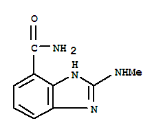 1H-benzimidazole-4-carboxamide,2-(methylamino)-(9ci)Structure,636574-51-1Structure 1H-benzimidazole-4-carboxamide,2-(methylamino)-(9ci) Structure,636574-51-1Structure