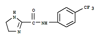 1H-imidazole-2-carboxamide,4,5-dihydro-n-[4-(trifluoromethyl)phenyl]-(9ci) Structure,638142-87-7Structure