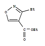 (9ci)-3-乙基-4-異噁唑羧酸乙酯結(jié)構(gòu)式_639523-11-8結(jié)構(gòu)式