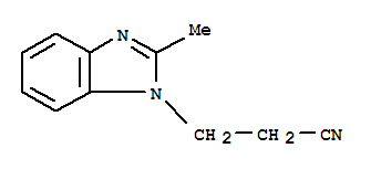 1H-benzimidazole-1-propanenitrile,2-methyl-(9ci)Structure,64266-18-8Structure 1H-benzimidazole-1-propanenitrile,2-methyl-(9ci) Structure,64266-18-8Structure
