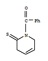(7ci,8ci)-1-苯甲酰基-3,6-二氫-2(1H)-吡啶硫酮結(jié)構(gòu)式_6431-24-9結(jié)構(gòu)式