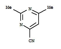 2,6-Dimethylpyrimidine-4-carbonitrileStructure,64571-35-3Structure 2,6-Dimethylpyrimidine-4-carbonitrile Structure,64571-35-3Structure