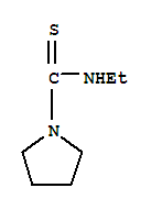 (9ci)-n-乙基-1-吡咯烷硫代甲酰胺結(jié)構(gòu)式_64574-84-1結(jié)構(gòu)式