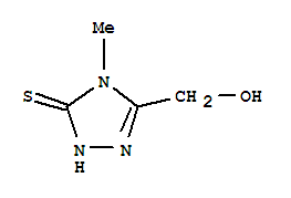(9ci)-2,4-二氫-5-(羥基甲基)-4-甲基-3H-1,2,4-噻唑-3-硫酮結(jié)構(gòu)式_65029-36-9結(jié)構(gòu)式