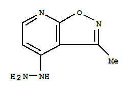 (9ci)-4-肼基-3-甲基-異噁唑并[5,4-b]吡啶結(jié)構(gòu)式_651054-75-0結(jié)構(gòu)式