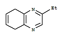 Quinoxaline, 2-ethyl-5,8-dihydro-Structure,65129-01-3Structure Quinoxaline, 2-ethyl-5,8-dihydro- Structure,65129-01-3Structure
