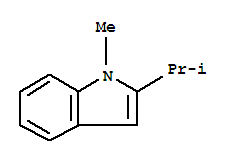 1H-indole,1-methyl-2-(1-methylethyl)-(9ci)Structure,65136-46-1Structure 1H-indole,1-methyl-2-(1-methylethyl)-(9ci) Structure,65136-46-1Structure