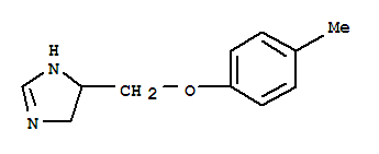 1H-imidazole,4,5-dihydro-4-[(4-methylphenoxy)methyl]-(9ci) Structure,652128-77-3Structure