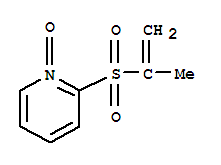 (9ci)-2-[(1-甲基乙烯)磺?；鵠-吡啶,1-氧化物結構式_65332-88-9結構式