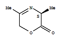 (s)-(9ci)-3,6-二氫-3,5-二甲基-2H-1,4-噁嗪-2-酮結構式_65479-21-2結構式