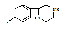 2-(4-氟苯基)-哌嗪結(jié)構(gòu)式_65709-33-3結(jié)構(gòu)式