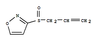 (9ci)-3-(2-丙烯基亞磺?；?-異噁唑結構式_69528-81-0結構式