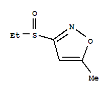 (9ci)-3-(乙基亞磺?；?-5-甲基-異噁唑結(jié)構(gòu)式_69528-85-4結(jié)構(gòu)式