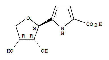 (9ci)-5-[(2s,3r,4r)-四氫-3,4-二羥基-2-呋喃]-1H-吡咯-2-羧酸結(jié)構(gòu)式_695811-37-1結(jié)構(gòu)式