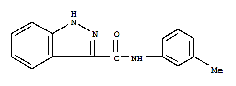 1H-indazole-3-carboxamide,n-(3-methylphenyl)-(9ci)Structure,696603-96-0Structure 1H-indazole-3-carboxamide,n-(3-methylphenyl)-(9ci) Structure,696603-96-0Structure
