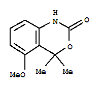 (9ci)-1,4-二氫-5-甲氧基-4,4-二甲基-2H-3,1-苯并噁嗪-2-酮結(jié)構(gòu)式_697801-52-8結(jié)構(gòu)式