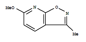 (9ci)-6-甲氧基-3-甲基-異噁唑并[5,4-b]吡啶結(jié)構(gòu)式_69790-40-5結(jié)構(gòu)式