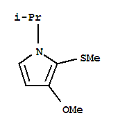 (9ci)-3-甲氧基-1-(1-甲基乙基)-2-(甲基硫代)-1H-吡咯結(jié)構(gòu)式_700874-12-0結(jié)構(gòu)式