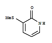 (9ci)-3-(甲基硫代)-2(1H)-吡啶酮結(jié)構(gòu)式_701907-29-1結(jié)構(gòu)式