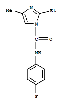1H-imidazole-1-carboxamide,2-ethyl-n-(4-fluorophenyl)-4-methyl-(9ci)Structure,701920-20-9Structure 1H-imidazole-1-carboxamide,2-ethyl-n-(4-fluorophenyl)-4-methyl-(9ci) Structure,701920-20-9Structure