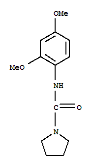 (9ci)-n-(2,4-二甲氧基苯基)-1-吡咯烷羧酰胺結構式_701952-06-9結構式