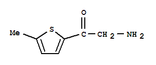Ethanone, 2-amino-1-(5-methyl-2-thienyl)-Structure,702630-76-0Structure Ethanone, 2-amino-1-(5-methyl-2-thienyl)- Structure,702630-76-0Structure