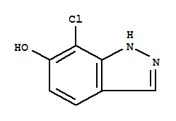 1H-indazol-6-ol, 7-chloro-Structure,705927-38-4Structure 1H-indazol-6-ol, 7-chloro- Structure,705927-38-4Structure