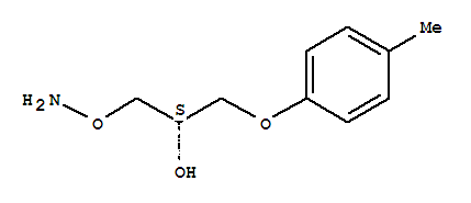 (2s)-(9ci)-1-(氨基氧基)-3-(4-甲基苯氧基)-2-丙醇結(jié)構(gòu)式_706756-39-0結(jié)構(gòu)式