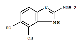 1H-benzimidazole-4,5-diol,2-(dimethylamino)-(9ci)Structure,708201-76-7Structure 1H-benzimidazole-4,5-diol,2-(dimethylamino)-(9ci) Structure,708201-76-7Structure
