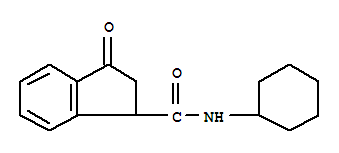 1H-indene-1-carboxamide,n-cyclohexyl-2,3-dihydro-3-oxo-(9ci)Structure,709026-02-8Structure 1H-indene-1-carboxamide,n-cyclohexyl-2,3-dihydro-3-oxo-(9ci) Structure,709026-02-8Structure