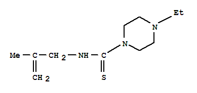 (9ci)-4-乙基-n-(2-甲基-2-丙烯基)-1-哌嗪硫代甲酰胺結(jié)構(gòu)式_710330-15-7結(jié)構(gòu)式