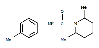(9ci)-2,6-二甲基-n-(4-甲基苯基)-1-哌啶羧酰胺結構式_712302-11-9結構式