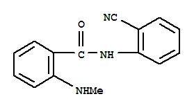 Benzamide, n-(2-cyanophenyl)-2-(methylamino)-(9ci)Structure,712309-23-4Structure Benzamide, n-(2-cyanophenyl)-2-(methylamino)-(9ci) Structure,712309-23-4Structure