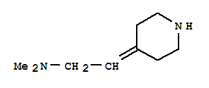 (9ci)-N,N-二甲基-2-(4-哌啶基)-乙胺結(jié)構(gòu)式_713486-71-6結(jié)構(gòu)式