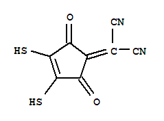 (9ci)-(3,4-二疏基-2,5-二氧代-3-環(huán)戊烯-1-基)-丙二腈結(jié)構(gòu)式_714192-98-0結(jié)構(gòu)式
