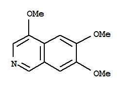 (9ci)-4,6,7-三甲氧基-異喹啉結(jié)構(gòu)式_71521-99-8結(jié)構(gòu)式